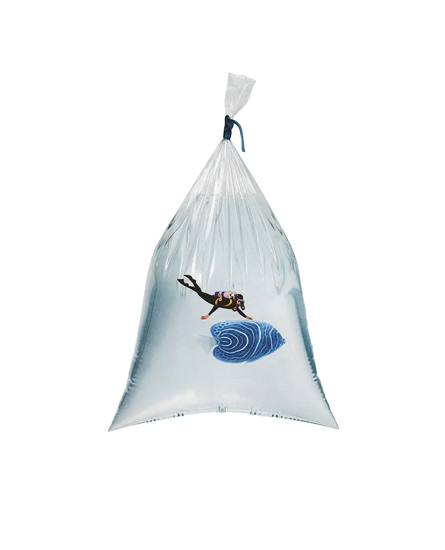 La escafandra. Collage (SEAN MACKAOUI)